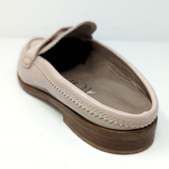 AGL Attilio Giusti Leombruni Stud Trim Penny Loafer Mule Pale Pink, Women's 6 - Picture 7 of 11